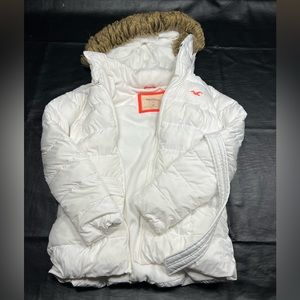 White Hollister Jacket
